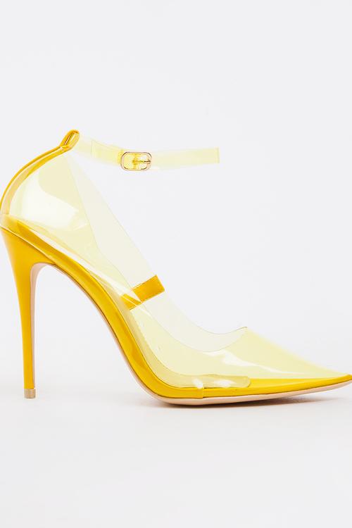 Provocative Court Heels Yellow