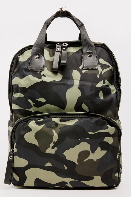 Camo Backpack Khaki Green