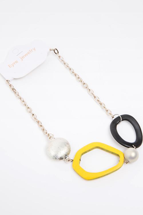 Statement Necklace Yellow