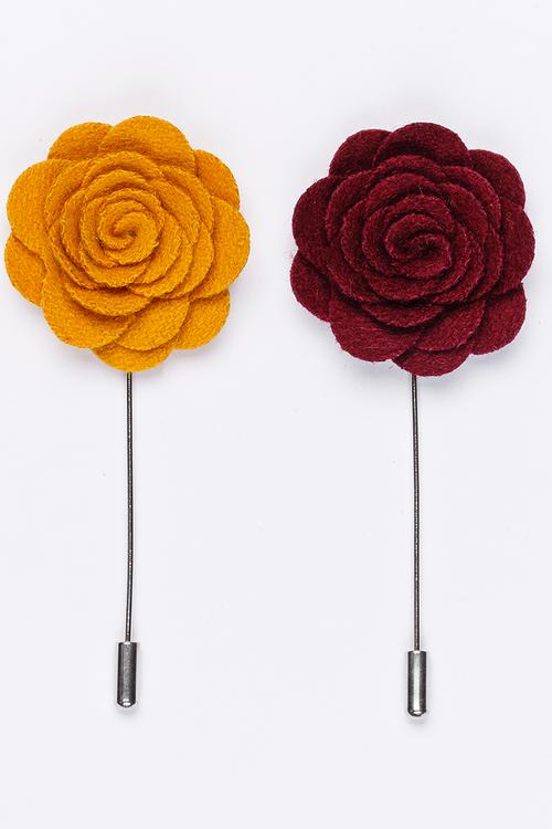 2 pack lapel pin - red