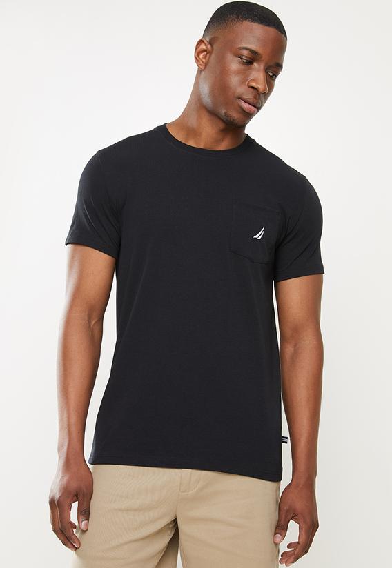 Short sleeve pocket tee - true black 