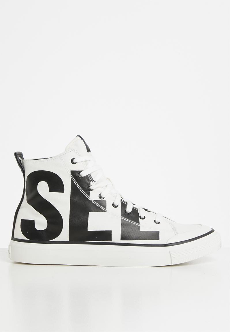 Deals on Diesel S-astico Mc - Sneaker Mid - Star White Black | Compare  Prices \u0026 Shop Online | PriceCheck