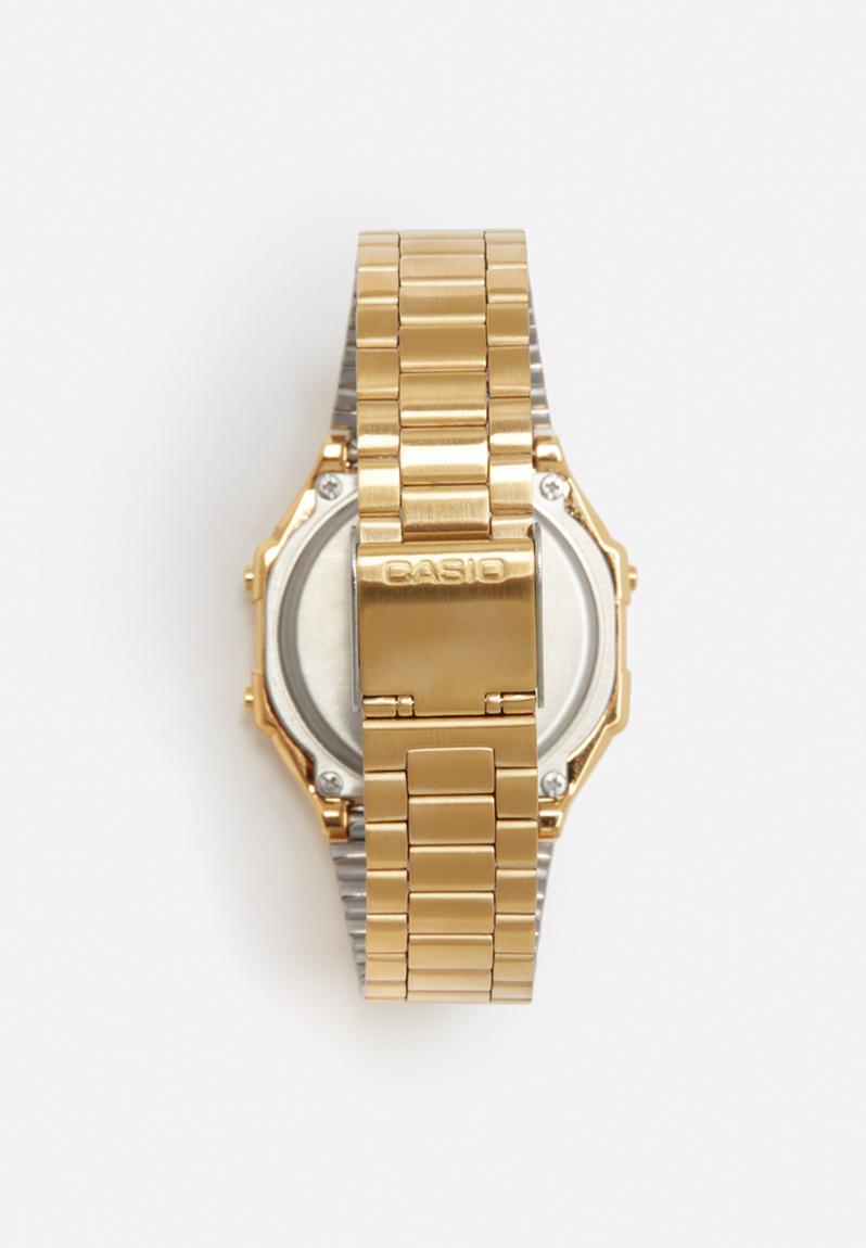 casio mini watch gold