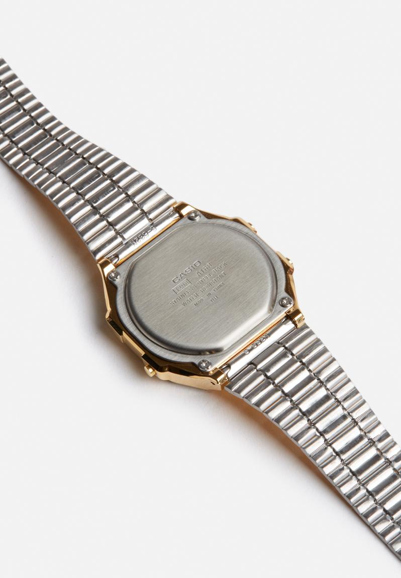 casio mini watch gold