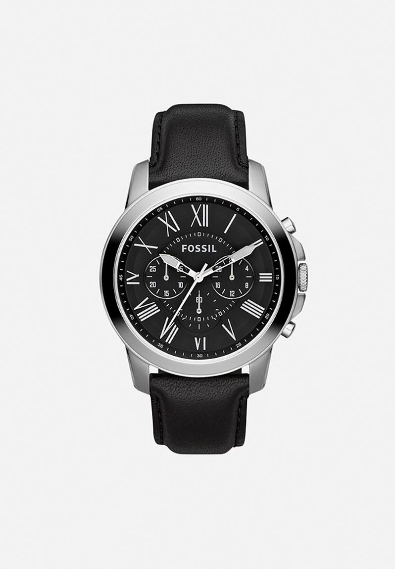 fossil q grant black