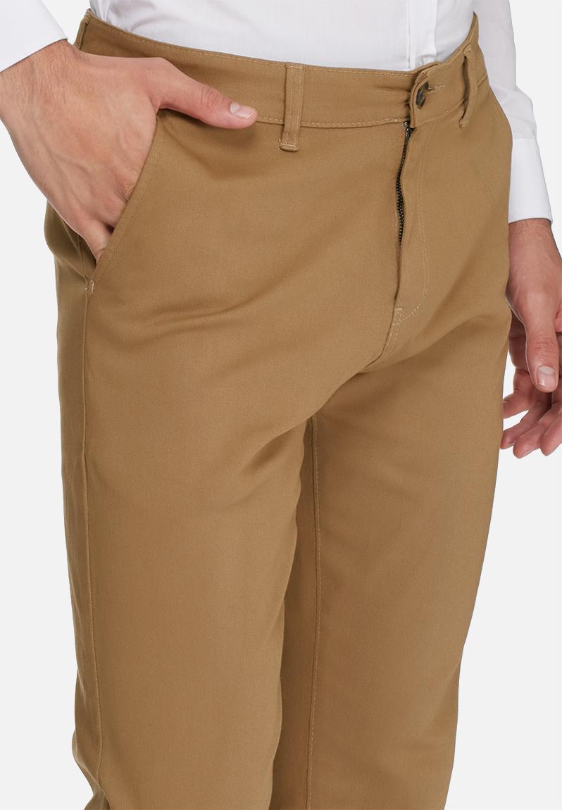 Slim chinos - sand basicthread Pants | Superbalist.com
