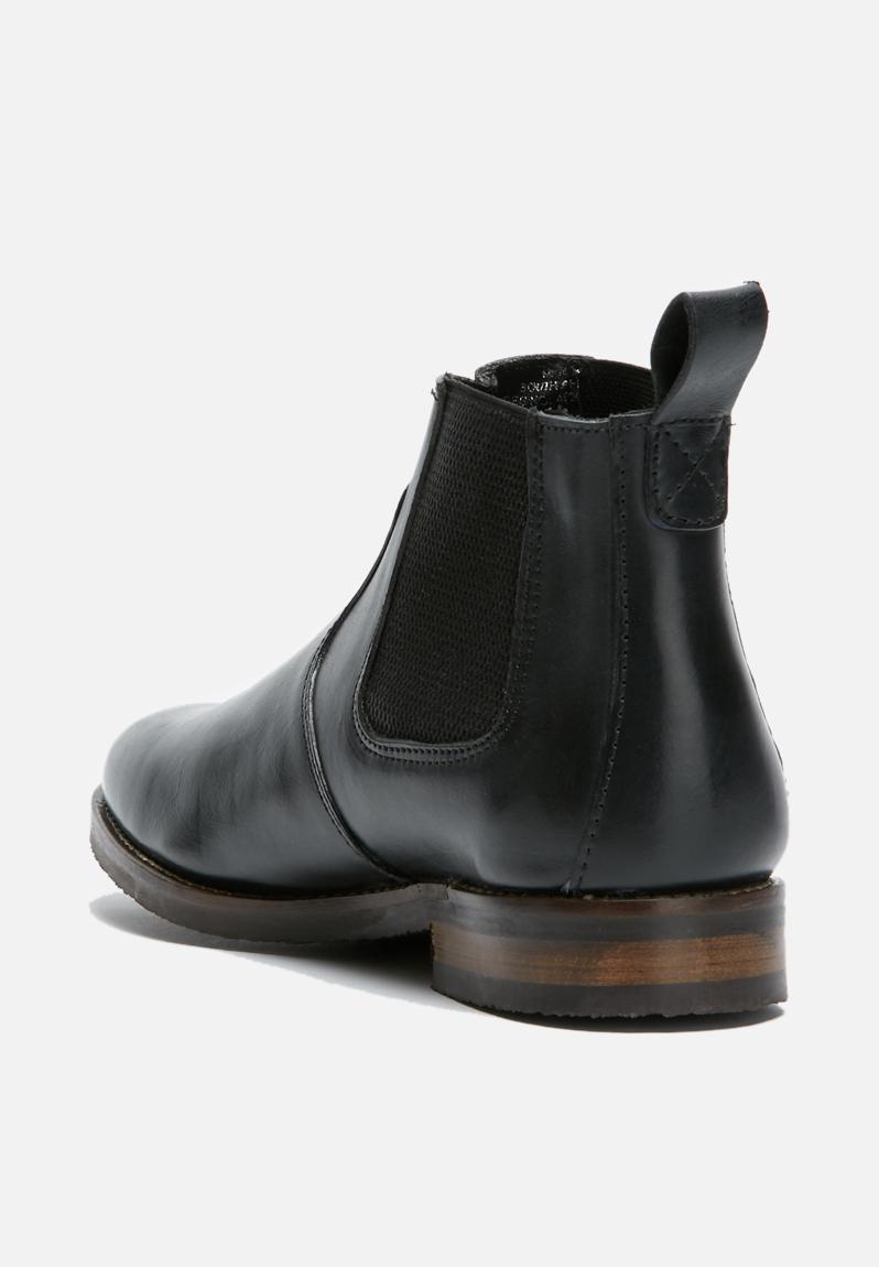 Cameron leather chelsea boot - black leather basicthread Boots ...