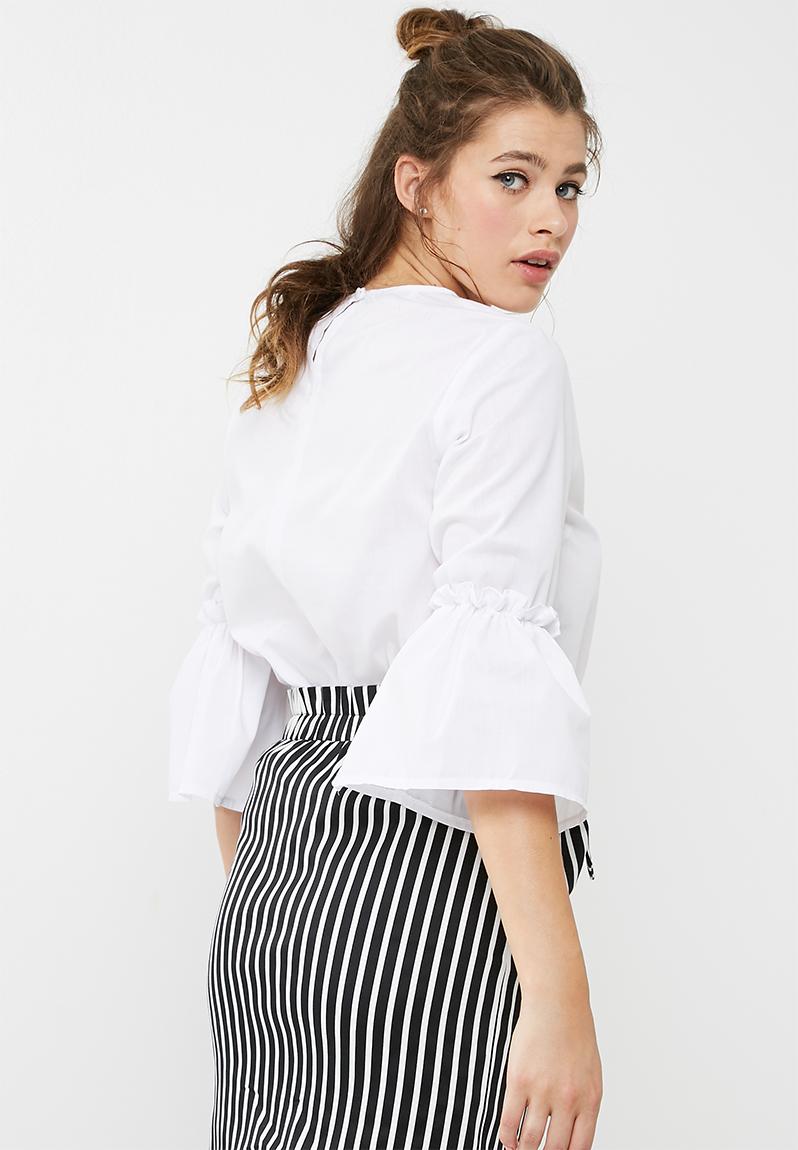 3/4 sleeve blouse - white dailyfriday Blouses | Superbalist.com