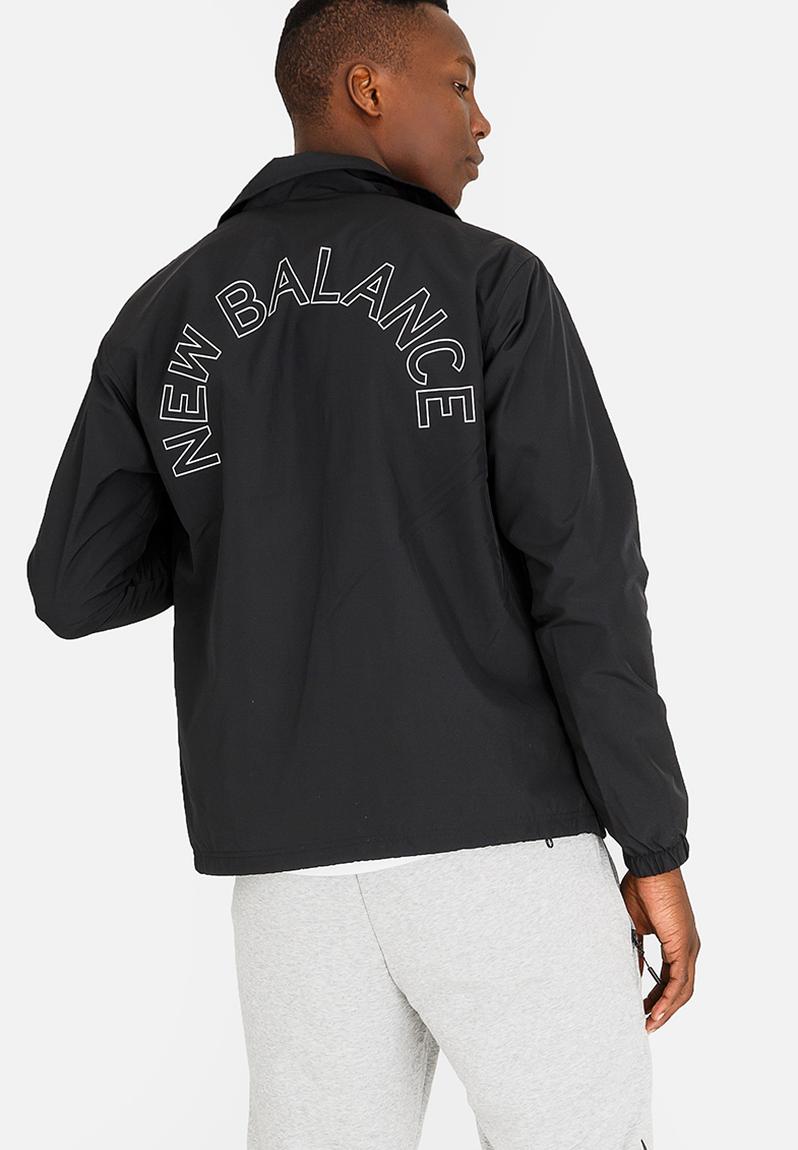 Deals on New Balance Classic Coaches Jacket Black Compare Prices Shop Online PriceCheck