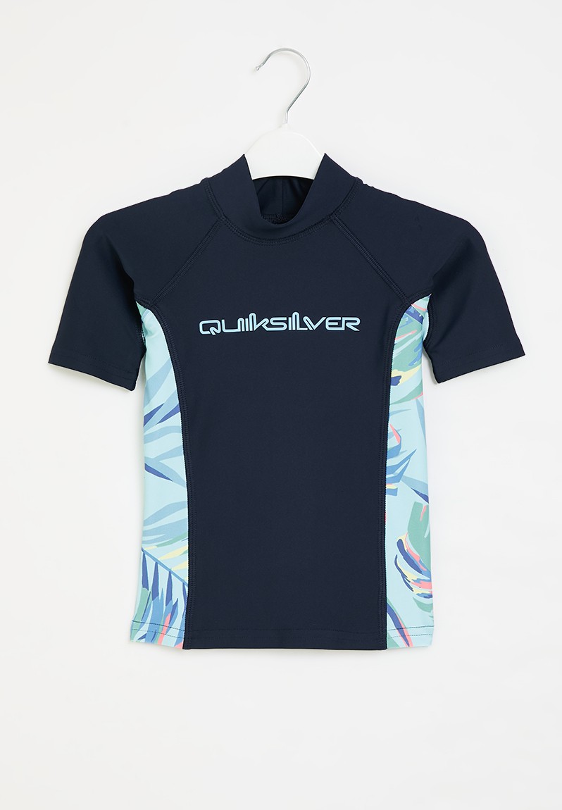 Quiksilver Oceanmade Mix Boy Short Sleeve - Navy Blazer