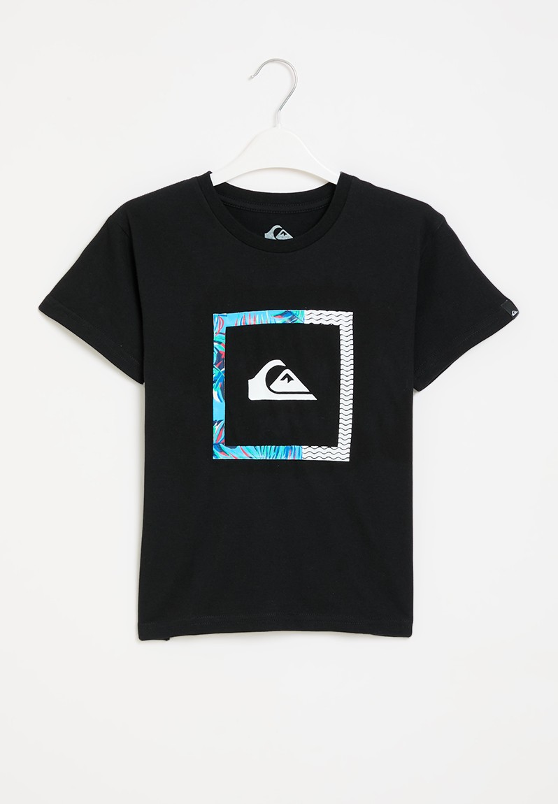 Quiksilver Funky Fills Short Sleeve Boy - Black