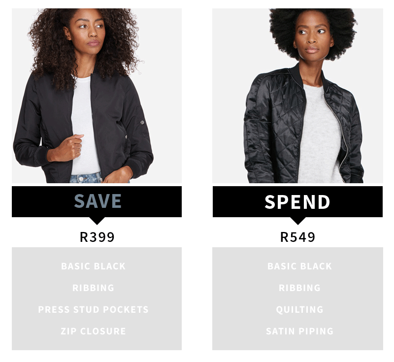Save vs Spend: Winter jackets