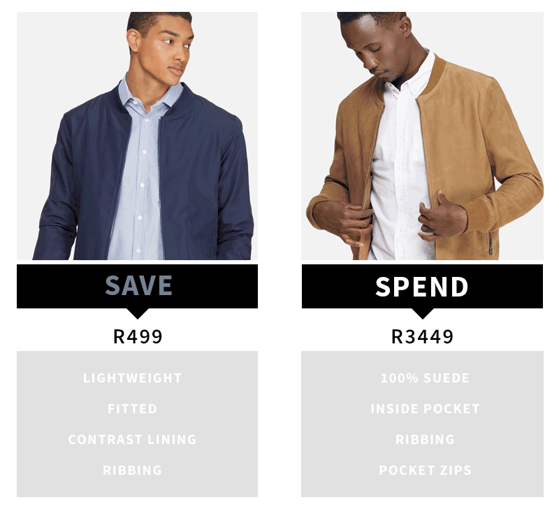 SAVE vs SPEND: WINTER JACKETS bomber