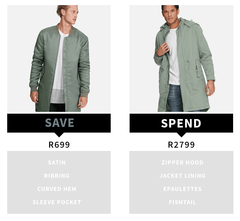 SAVE vs SPEND: WINTER JACKETS longline