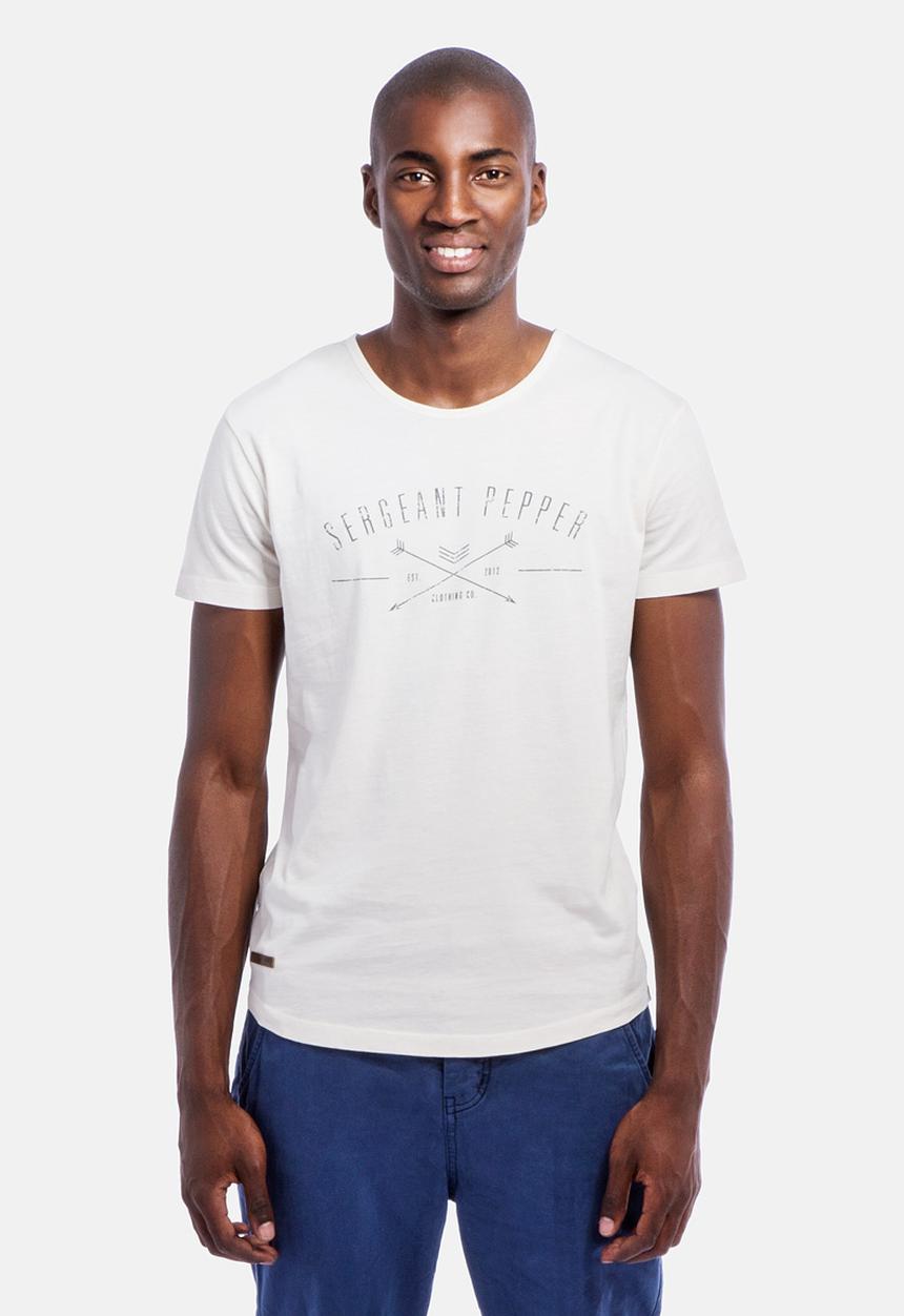 S.P.C.C - Origins Print Logo Tee – Marshmallow