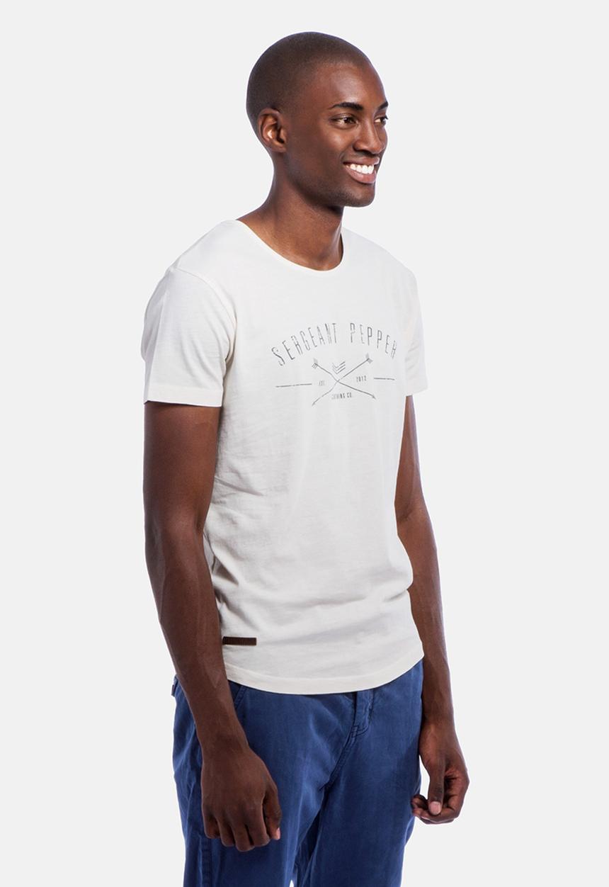 S.P.C.C - Origins Print Logo Tee – Marshmallow