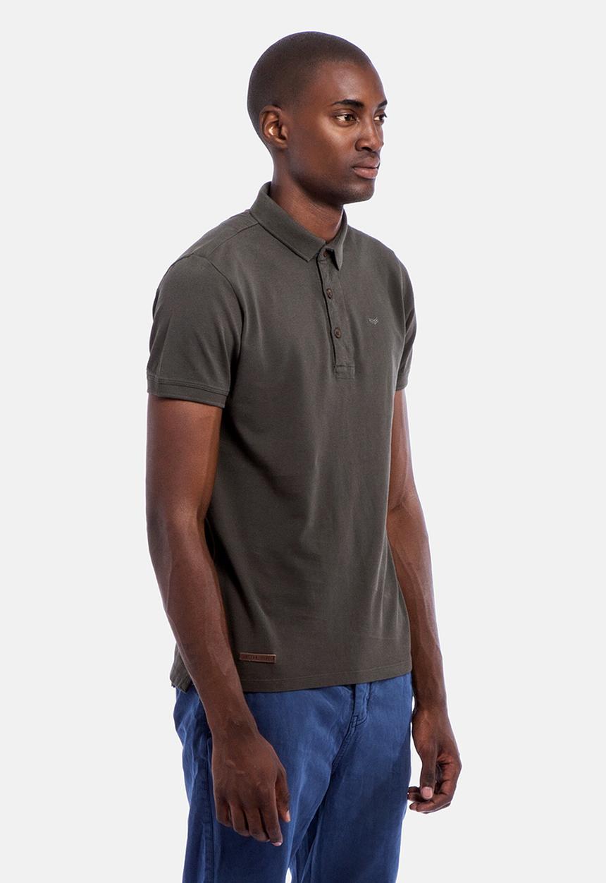 S.P.C.C - Clark S/S 3 Button Golfer – Raven