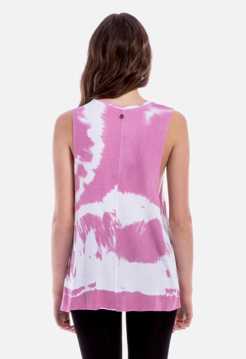 Tropical Truth - Palm Muscle – Pink Tie-Dye