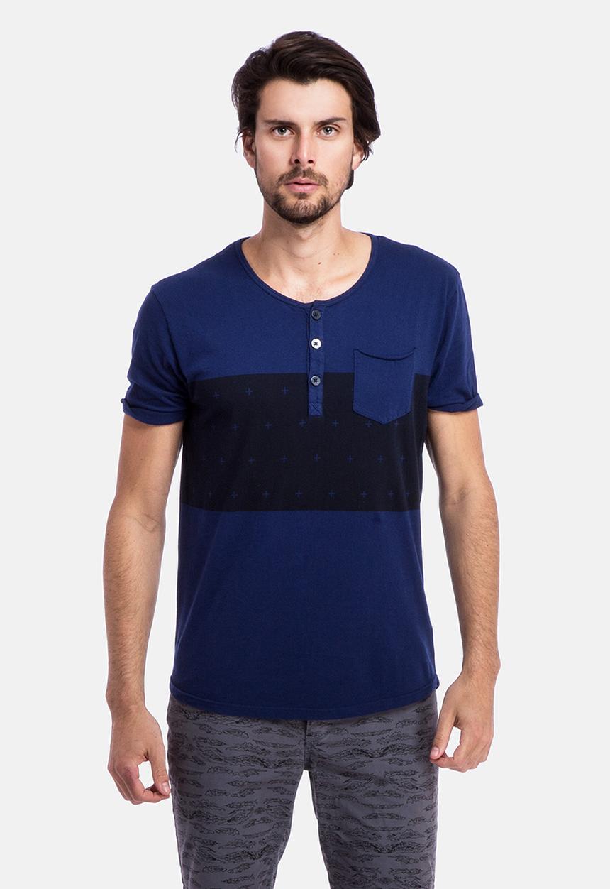 Apologies Aside - Asphalt Grandpa Tee – Ink Blue