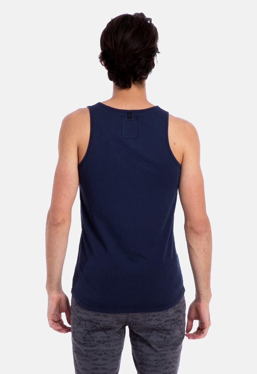 Apologies Aside - Secret Sign Vest – Indigo
