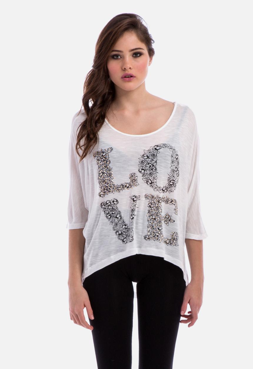 SASS - Alex Love Tee – Ivory