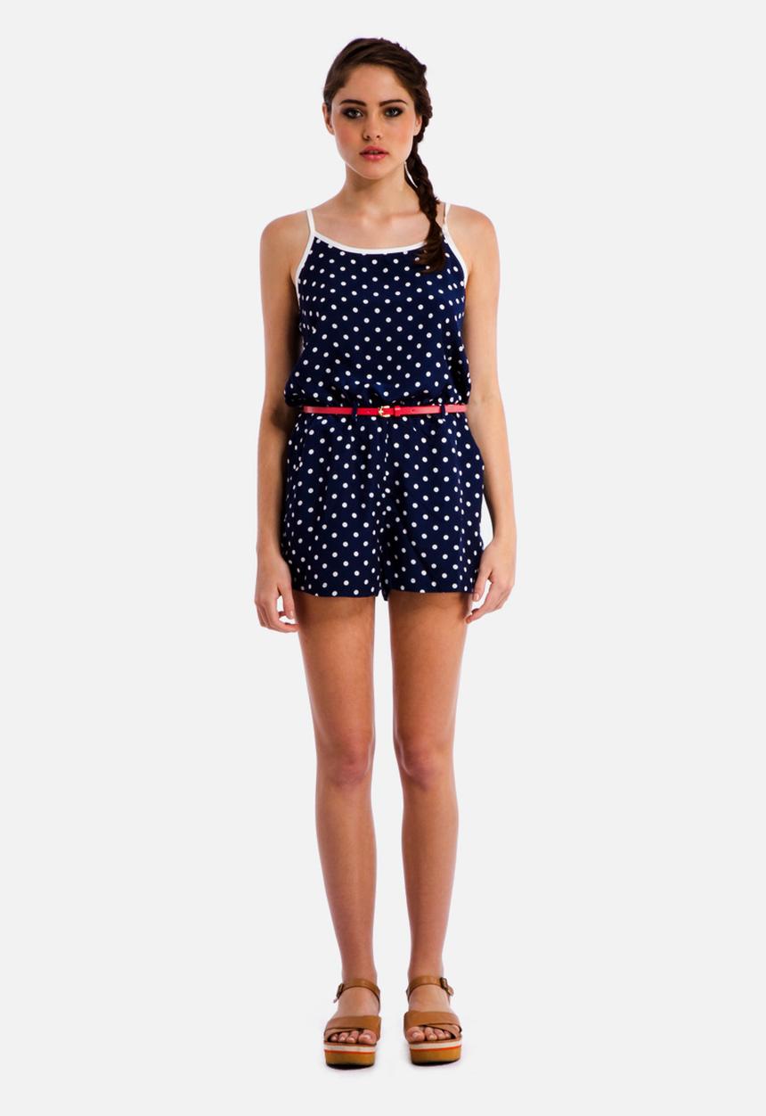 SASS - Open Seas Polkadot Playsuit