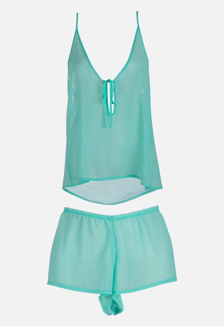 Lingerie Letters - Cami Set – Aqua
