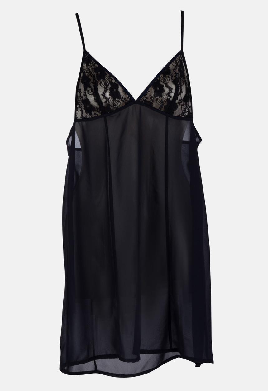 Lingerie Letters - Lace Night Slip – Midnight Blue