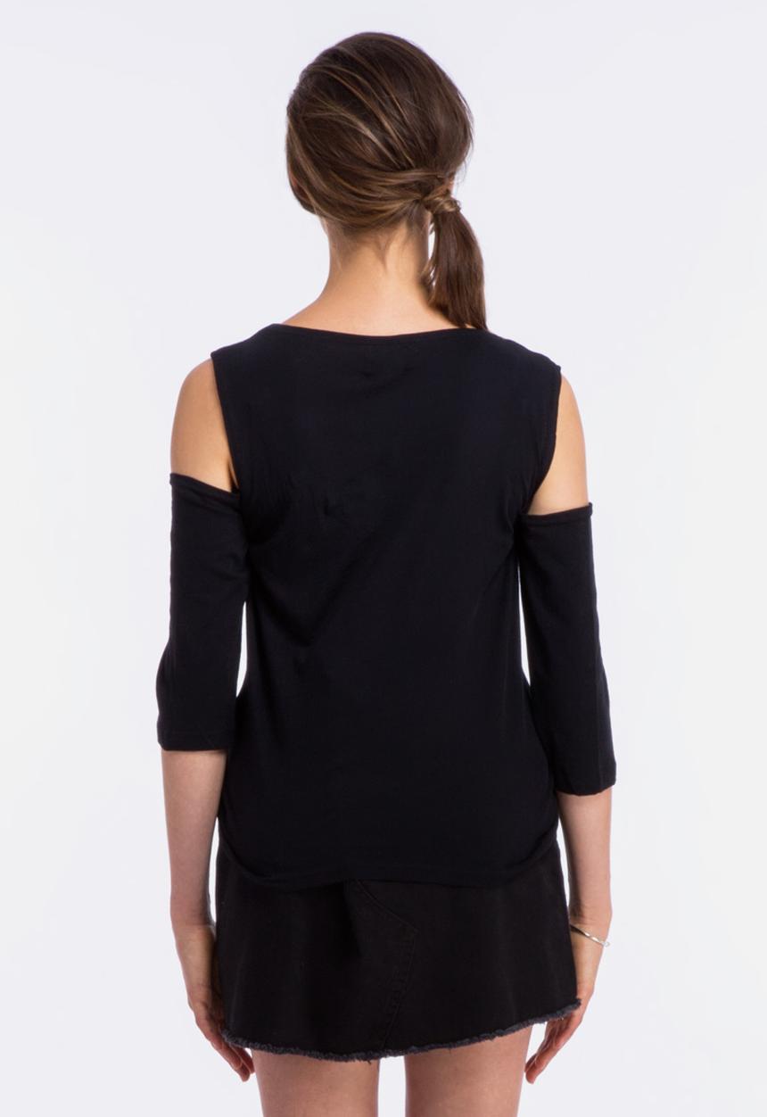 Cheap Monday - Sad Printed Top - Black