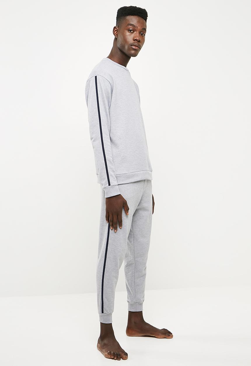 Superbalist - Piping slim sweat jogger - grey