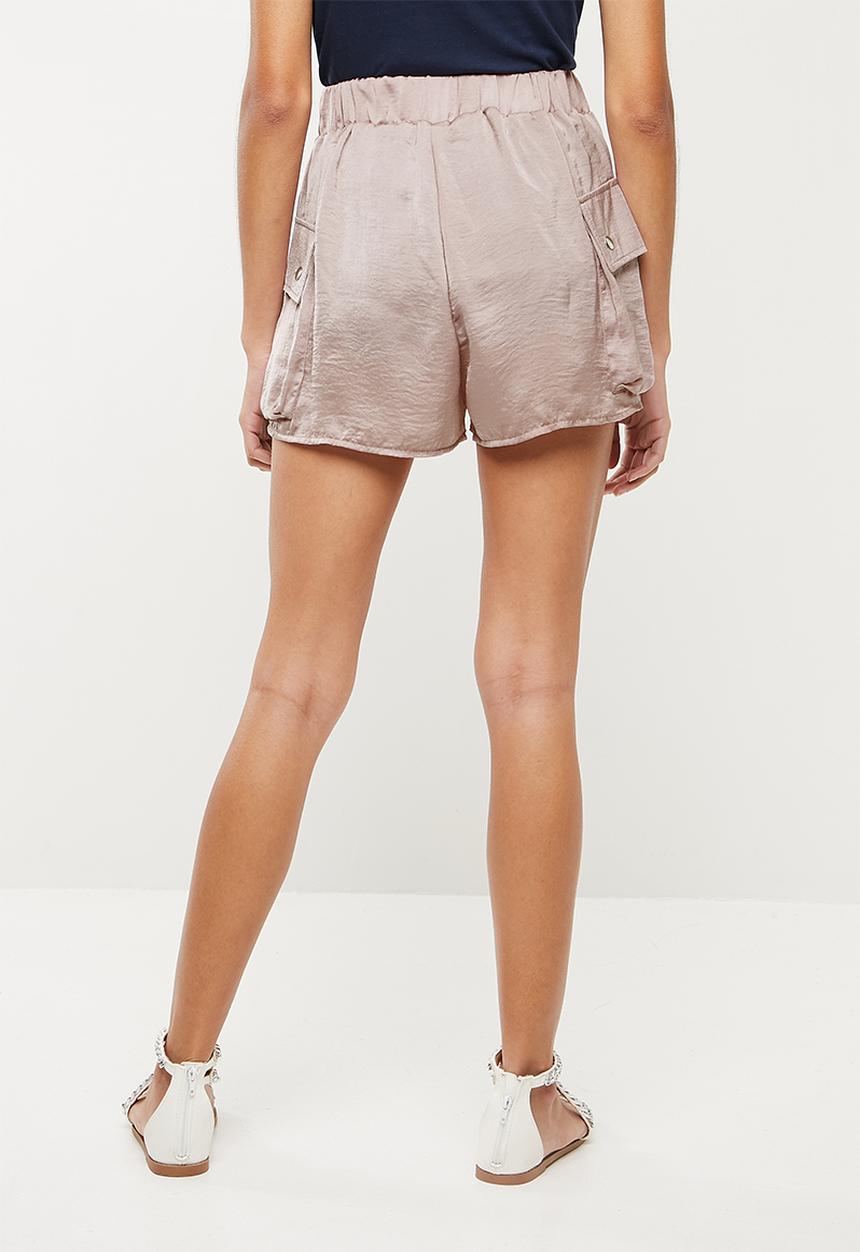 Missguided - Ultimate satin utility short - pink