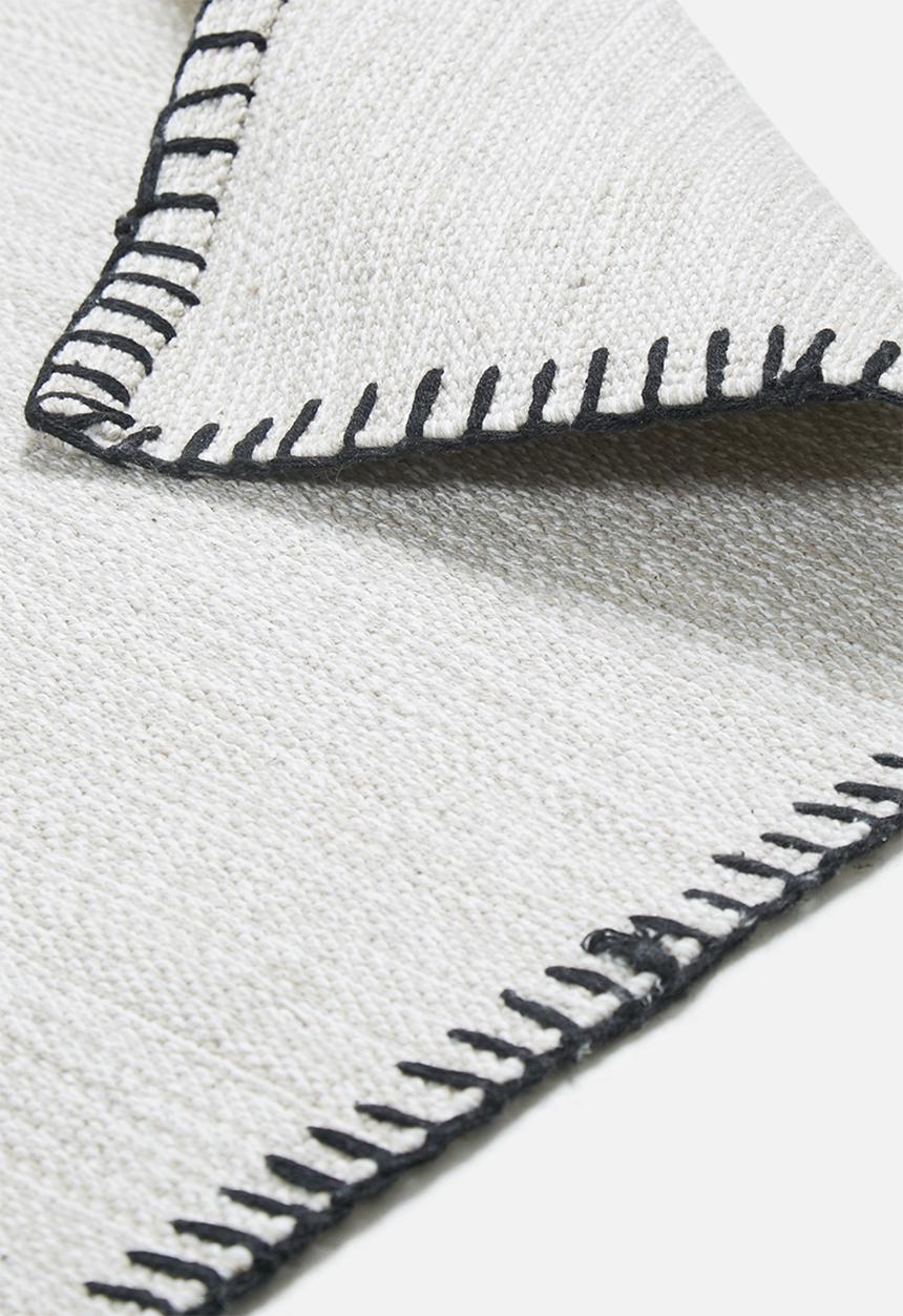 Sixth Floor - Lauren rug - black
