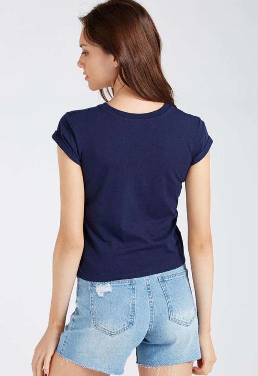 Supré  - Baby tee - navy