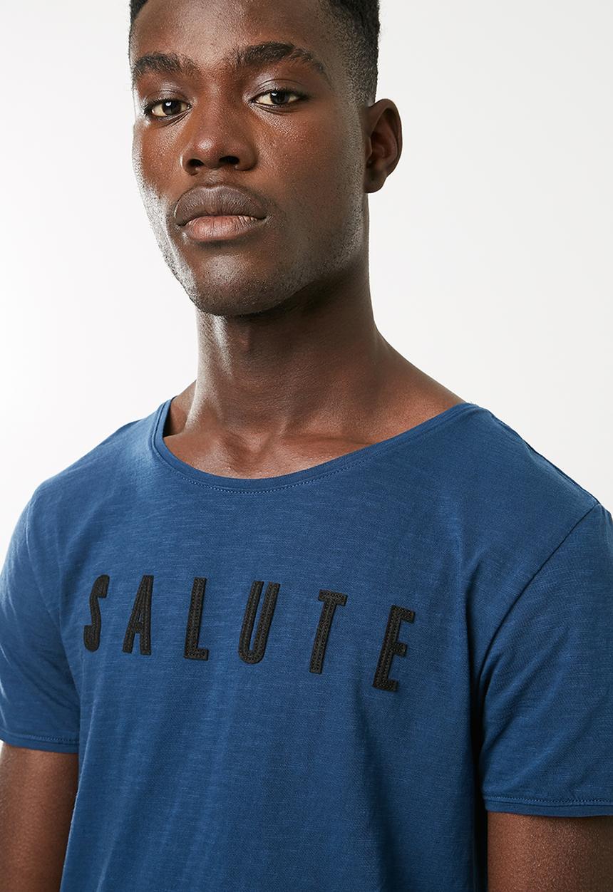 S.P.C.C - Salute tee - navy 