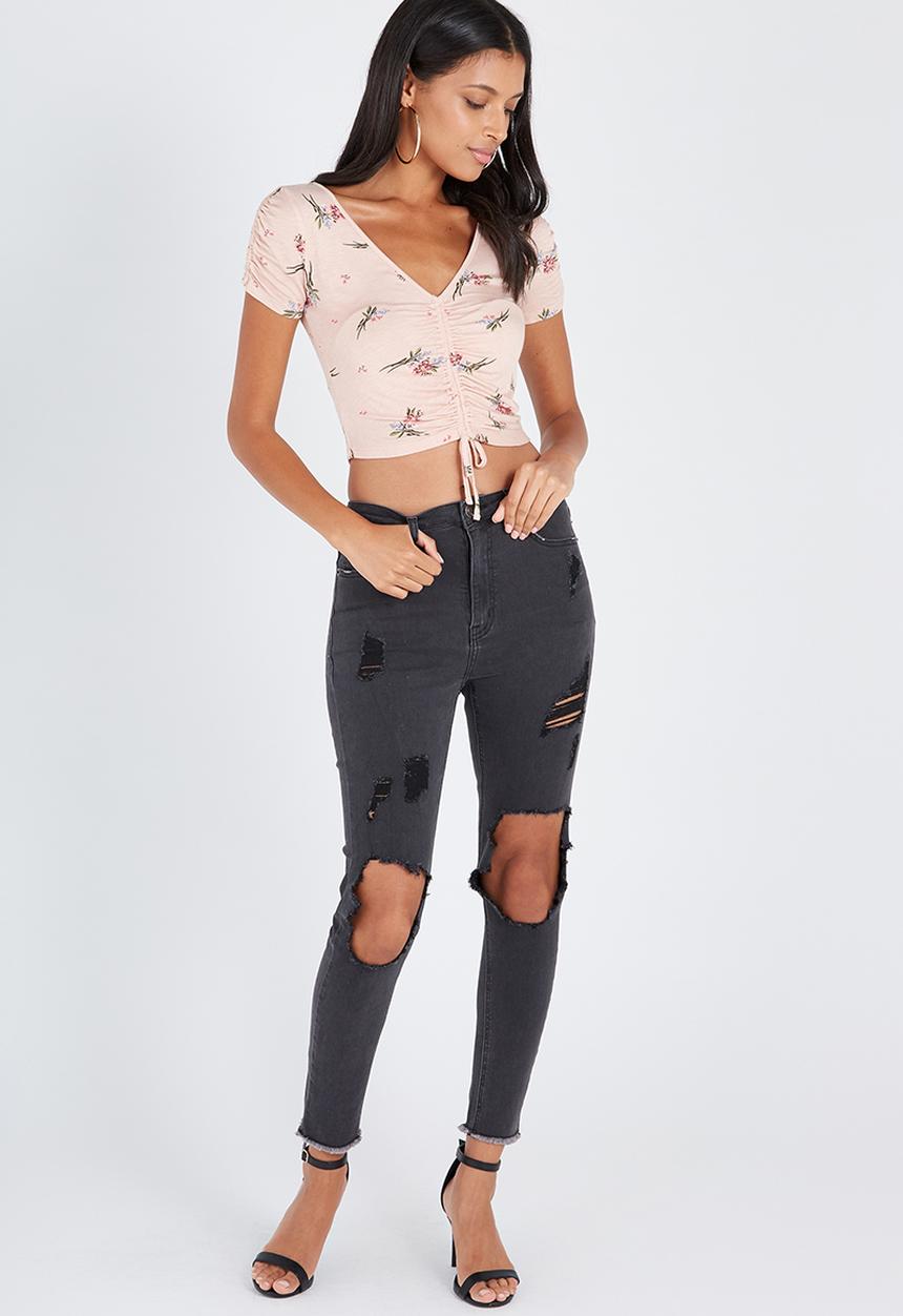 Supré  - Rouched top - pink