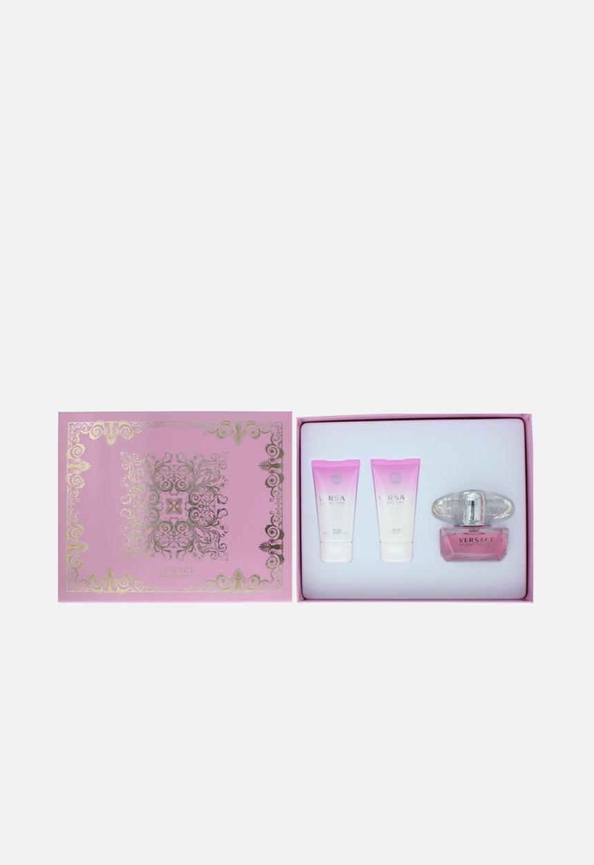 Versace - Versace Bright Crystal Edt 50ml & Bl 50ml & S/Gel 50ml (Parallel Import)