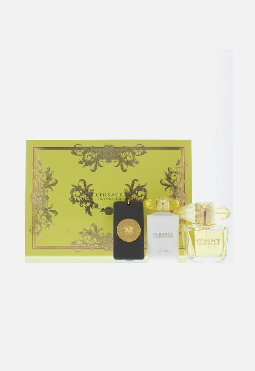 Versace - Versace Yellow Diamond Edt 90ml & Bl 100ml & Bag Tag (Parallel Import)