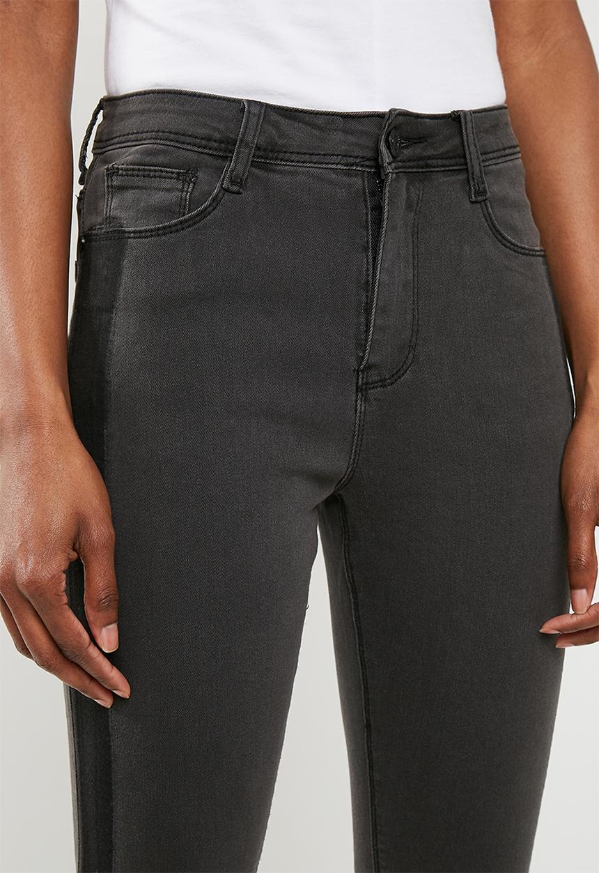 Missguided - Sinner shadow side panel skinny - black