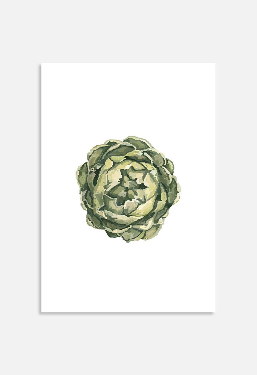 Sarah Allderman - Artichoke in teal
