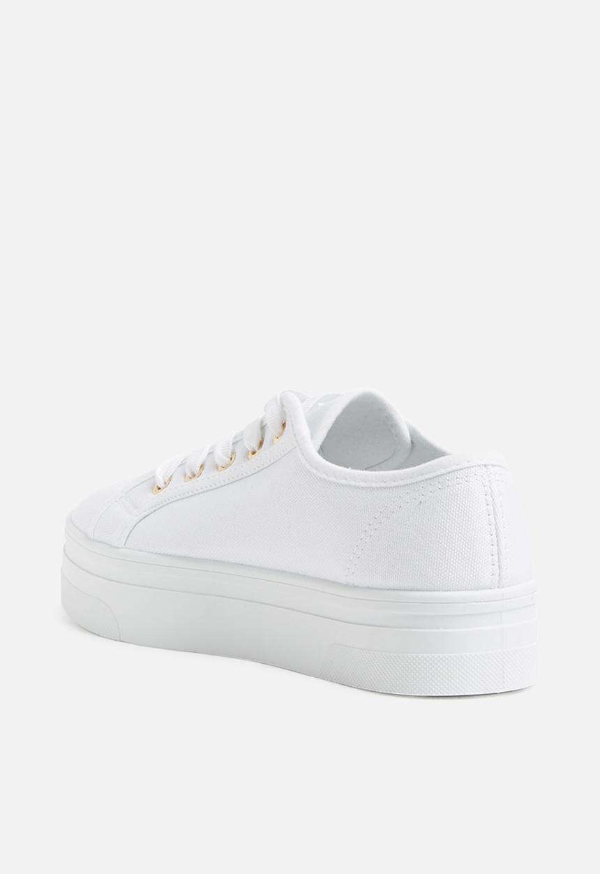 Cotton On - Willow platform sneaker - bright white