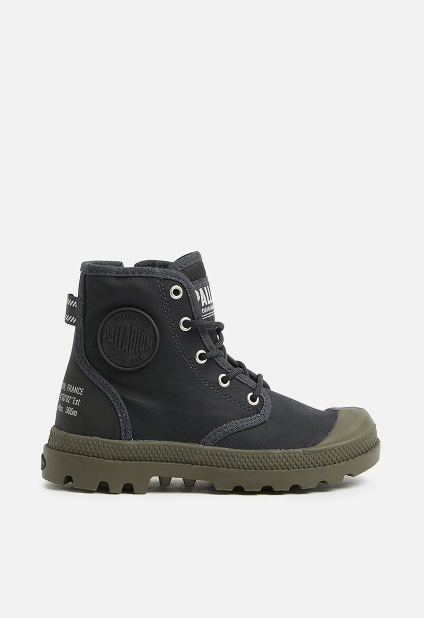 Palladium - Kids pampa hi  - navy