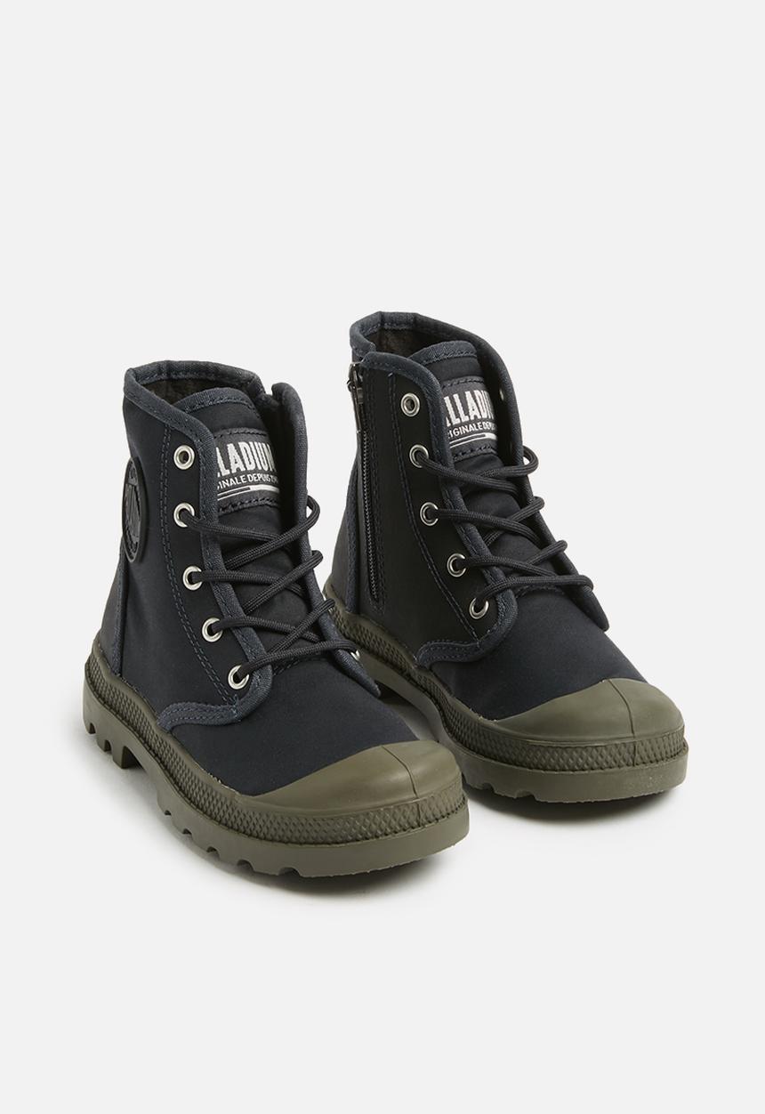 Palladium - Kids pampa hi  - navy