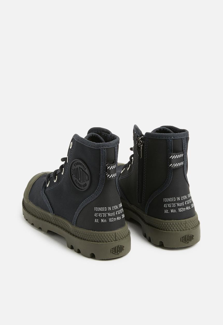 Palladium - Kids pampa hi  - navy