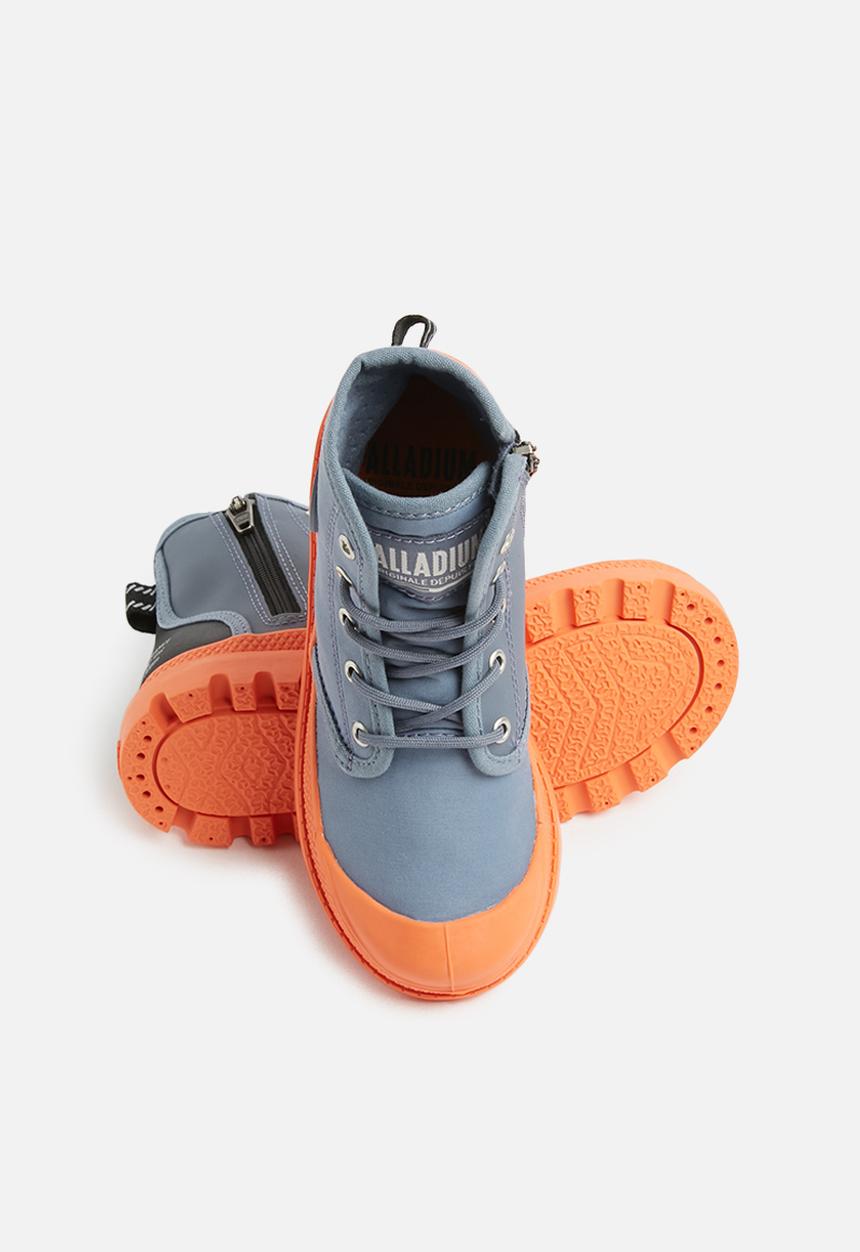 Palladium - Kids  pampa hi  - grey