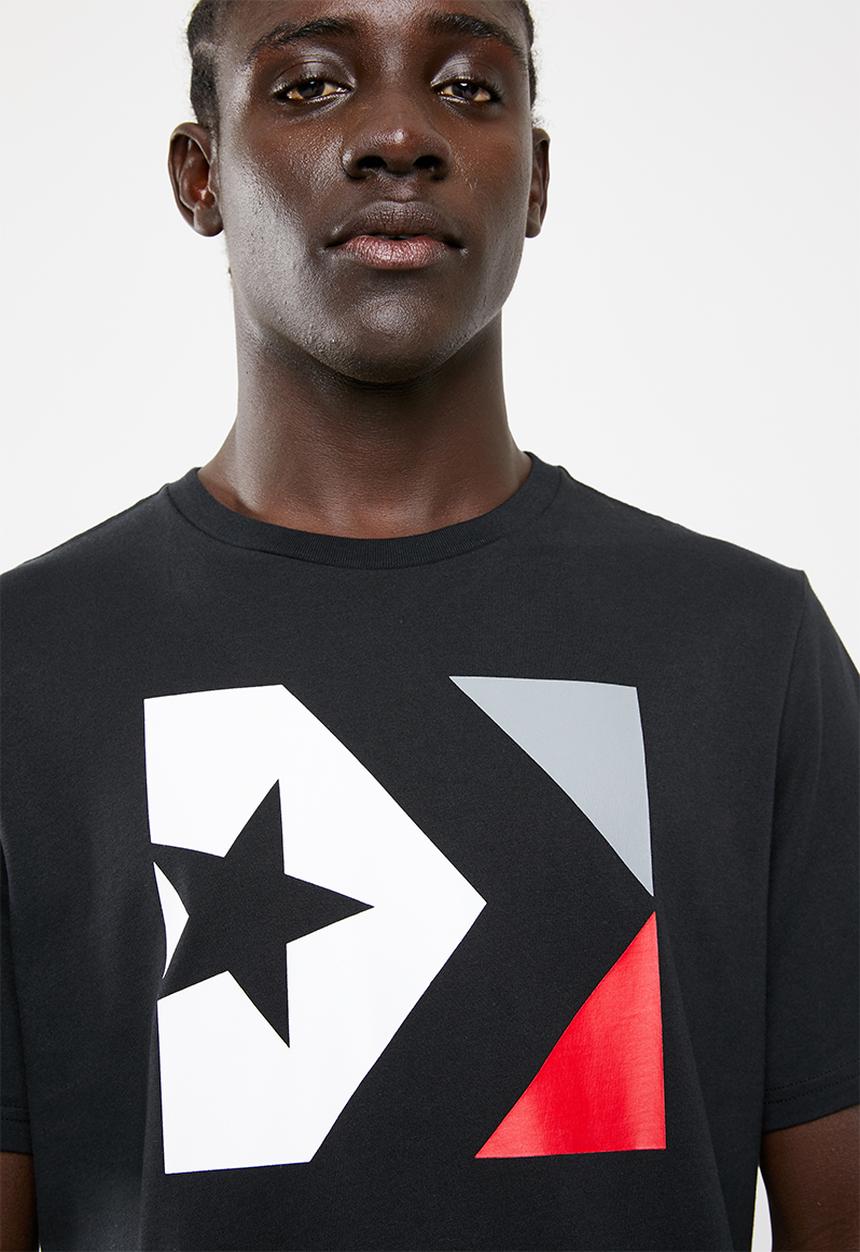 Converse - Star chevron box tee - black