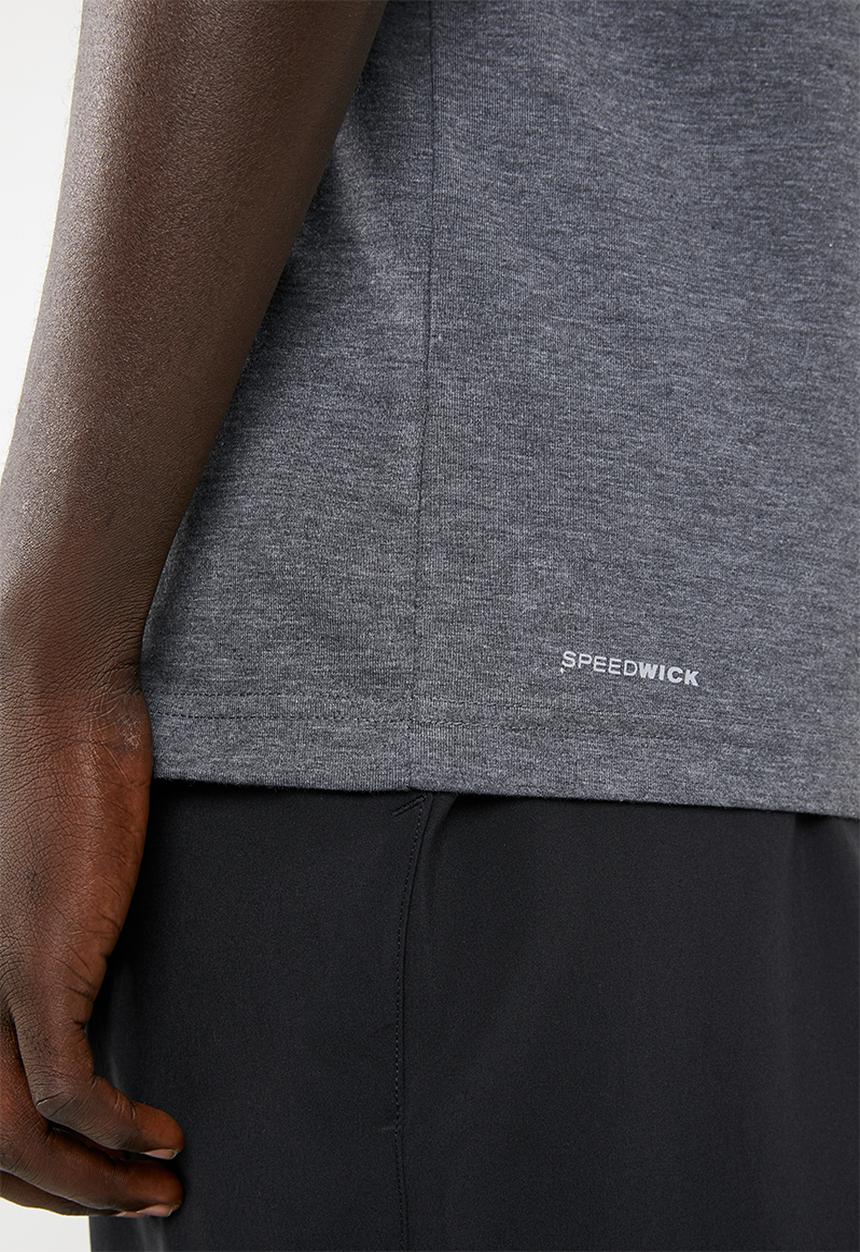 Reebok - EL stacked tee - charcoal 