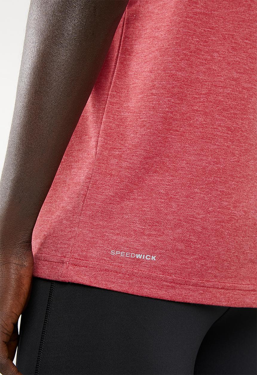 Reebok - Graphic TB tee - red melange