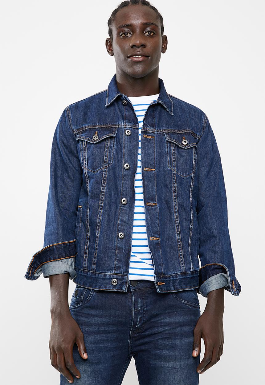 Superbalist - San Fran denim trucker jacket - blue