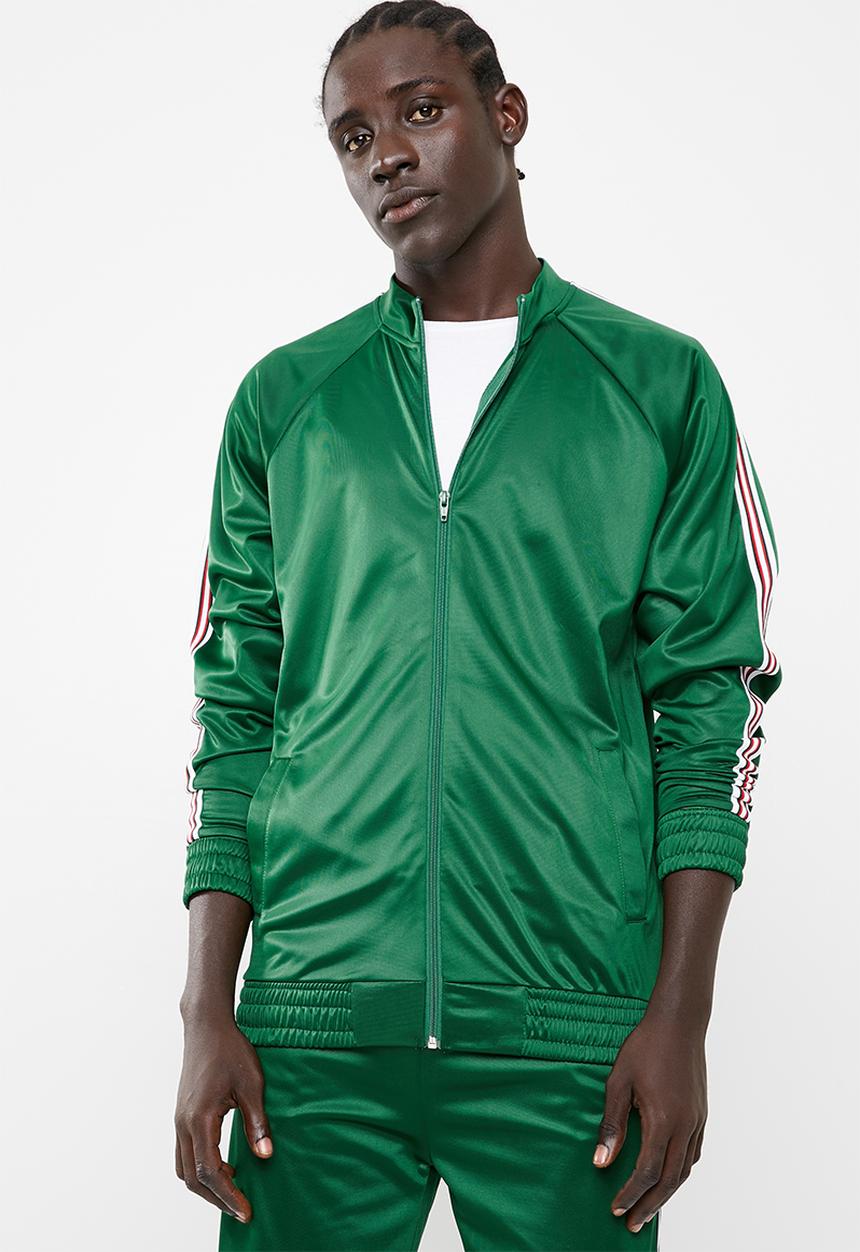Superbalist - Tape tricot tracktop - green