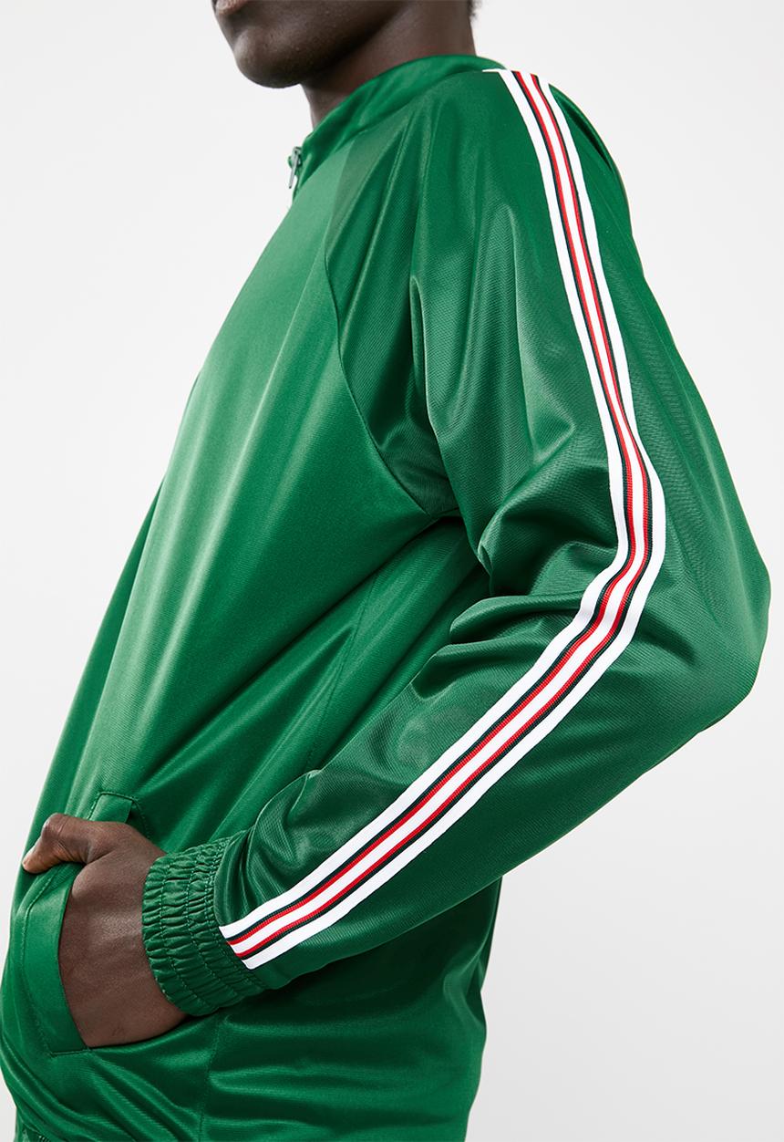 Superbalist - Tape tricot tracktop - green